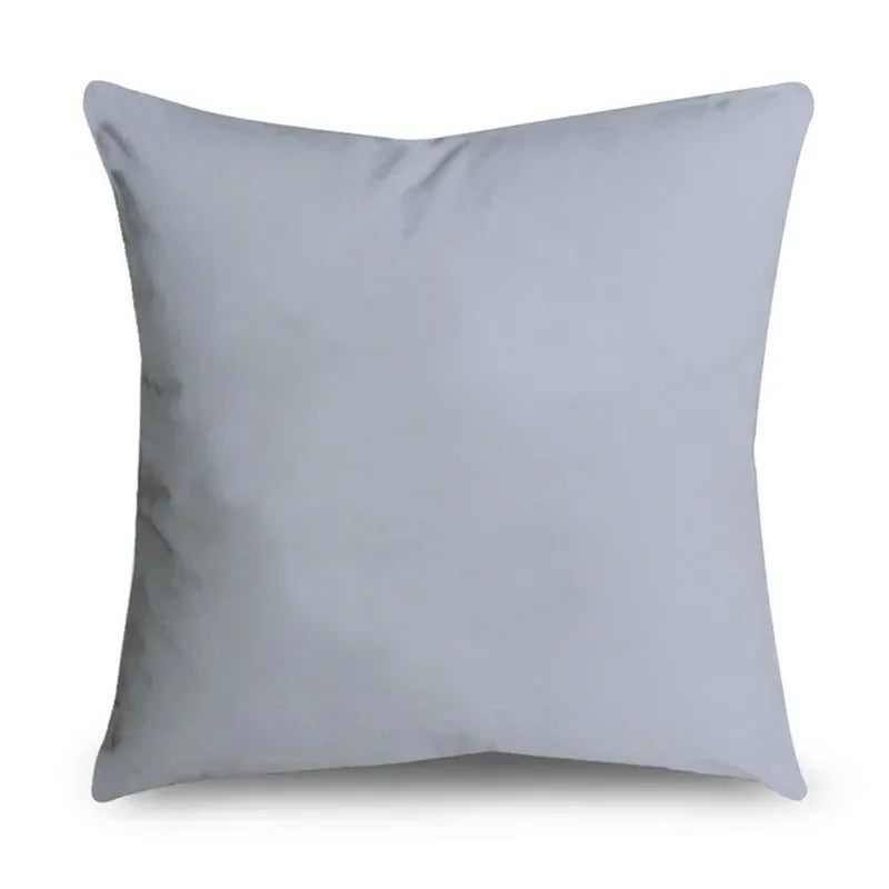 Housse de Coussin Décorative Gris