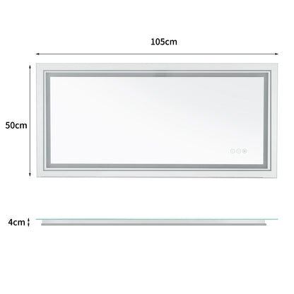 Miroir Décoratif Rectangulaire Led