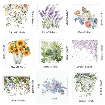 Autocollant Mural Plante WC