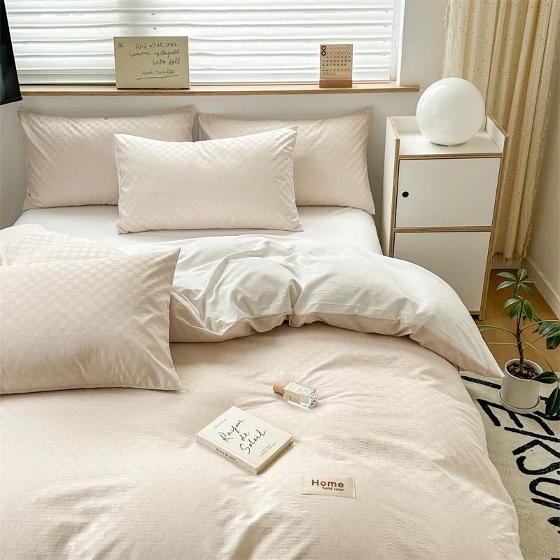 Parure Housse de Couette en Jacquard