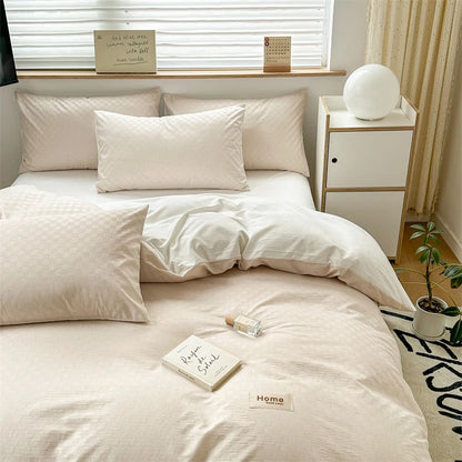 Parure Housse de Couette en Jacquard