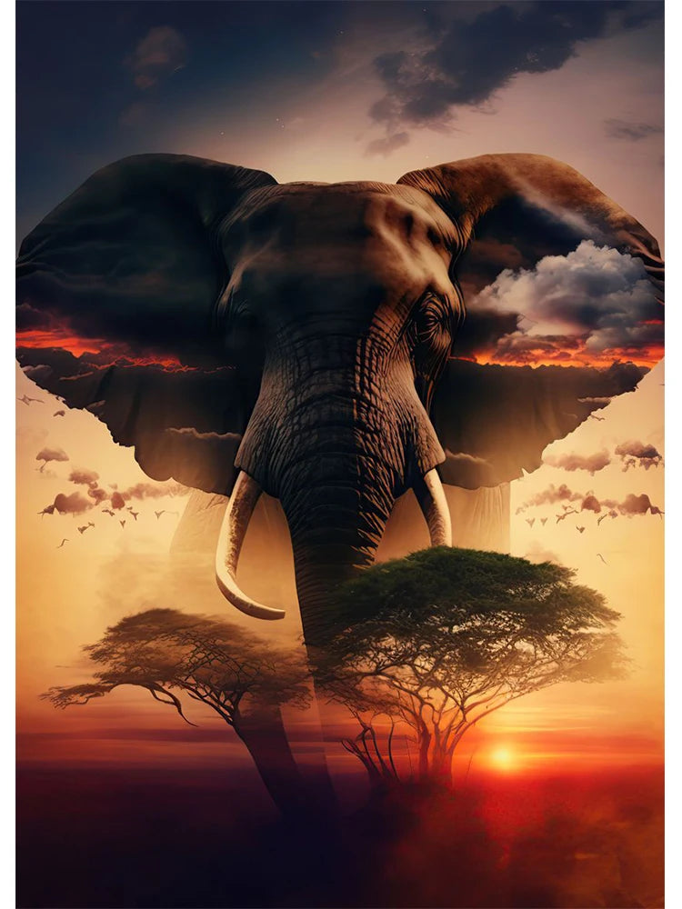 Tableau Moderne Art Animals
