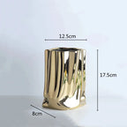 Vase en Céramique en forme de sac