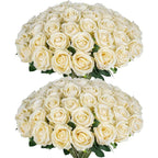 Fleur Artificielle Rose en Velours