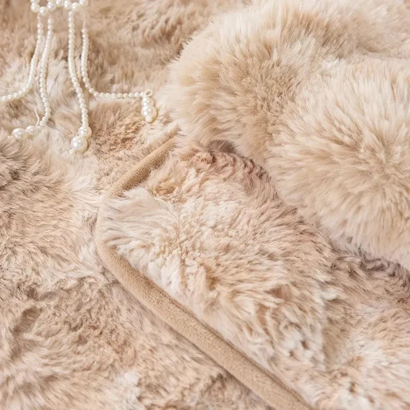 Housse de Canapé en Peluche