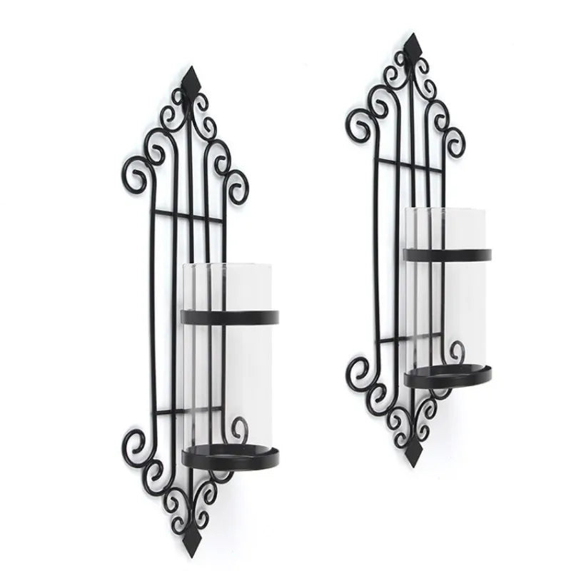 Bougeoir Mural en Métal