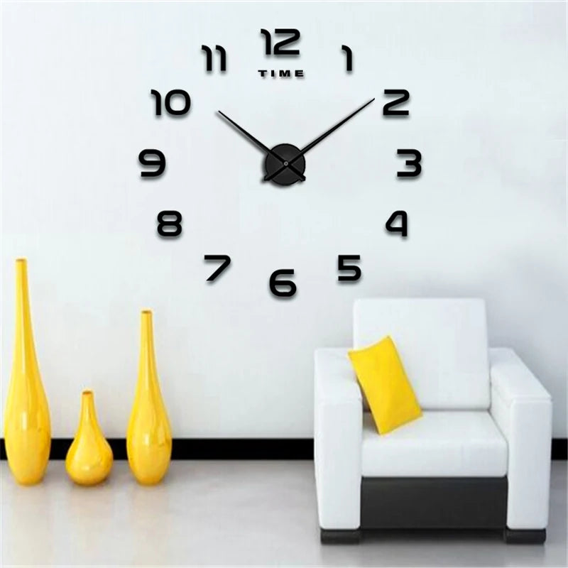 Horloge Murale  3D à Quartz