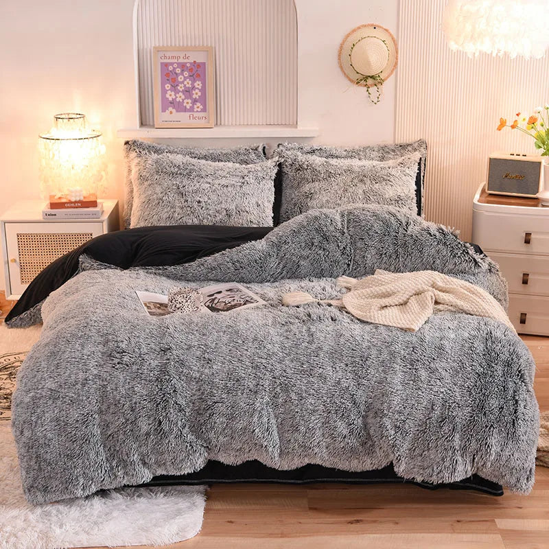 Parure Housse de Couette en Velours