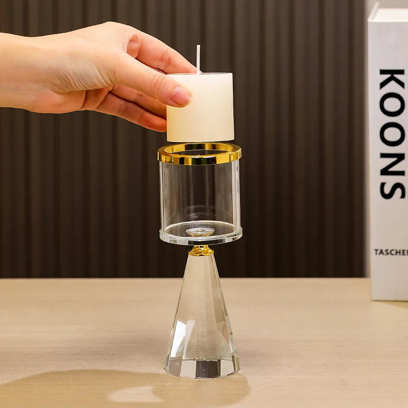 Deux Chandeliers Coniques