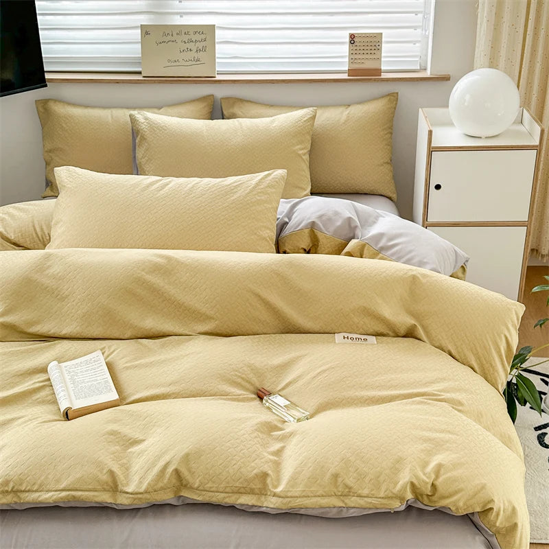 Parure Housse de Couette en Jacquard