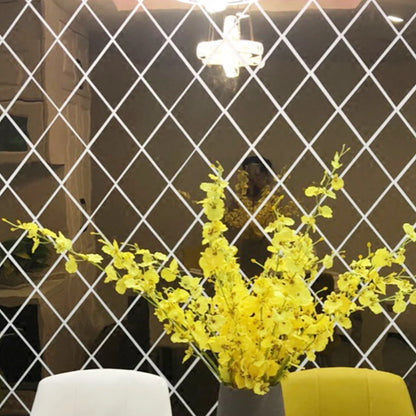 Miroir Décoratif Autocollant Triangulaire