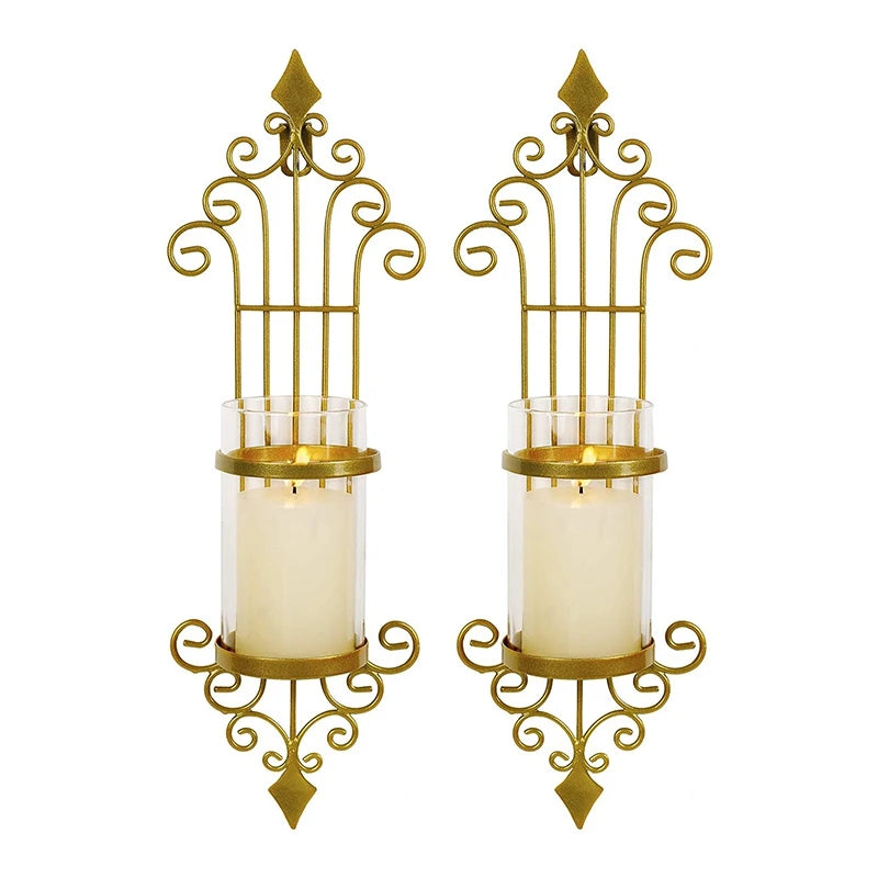 Bougeoir Mural en Métal