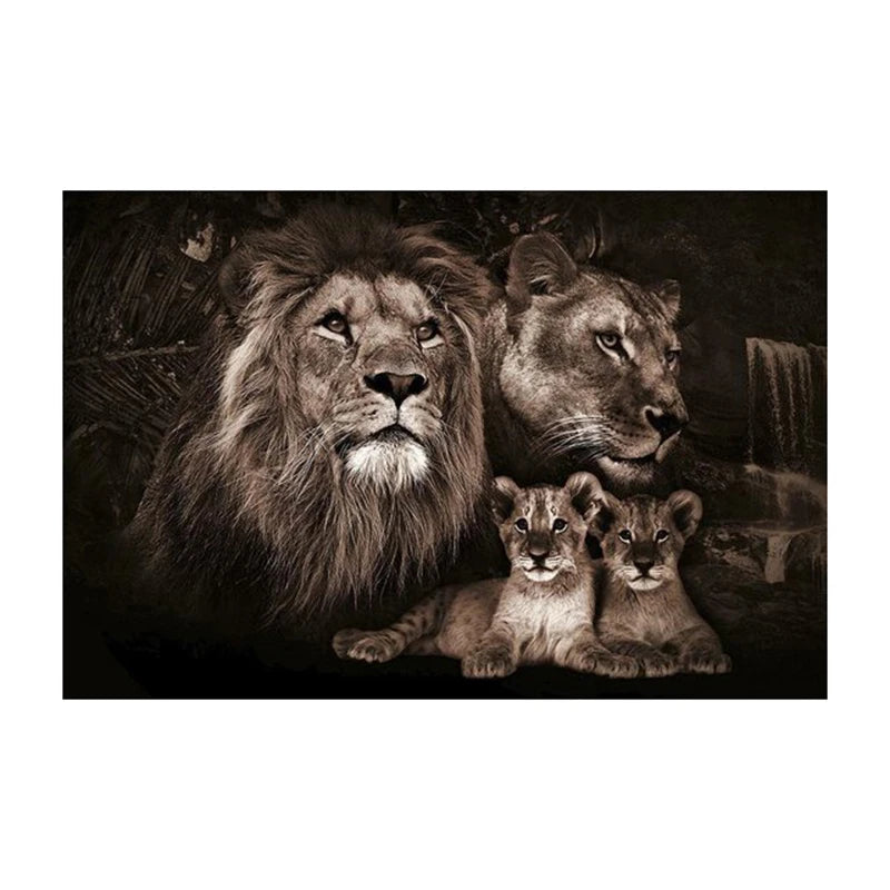 Toile d’Art Animal  Lion