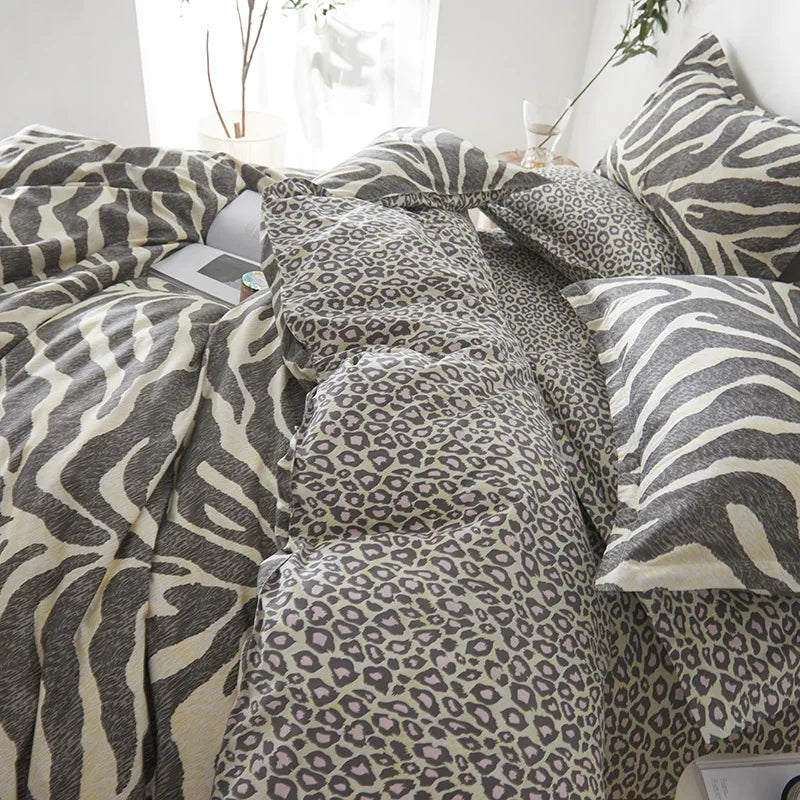 Parure Housse de Couette à Motif