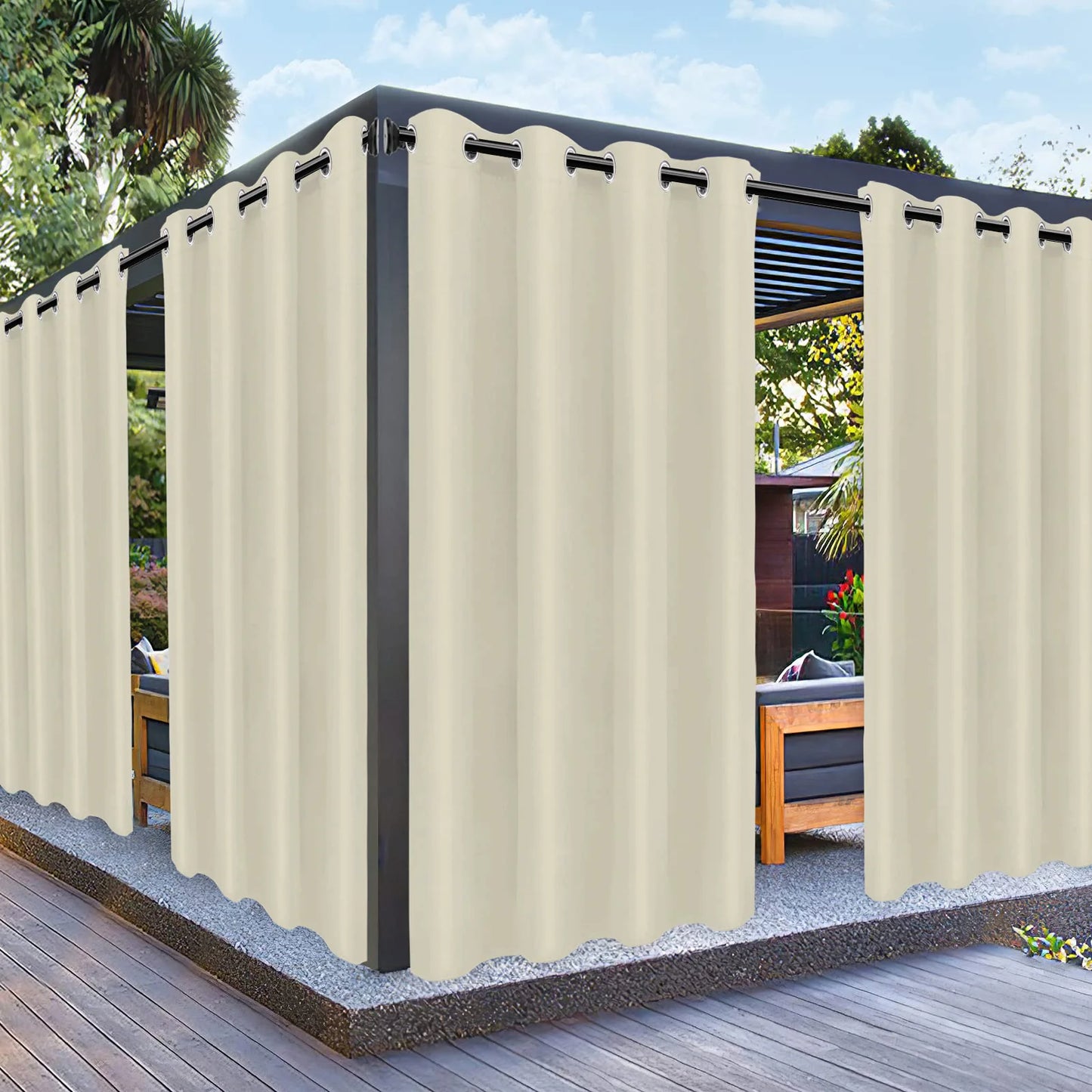 Rideaux Extérieurs Imperméables