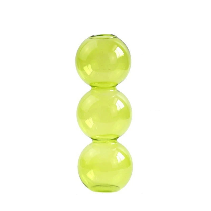 Vase en Verre à Bulles style Nortique