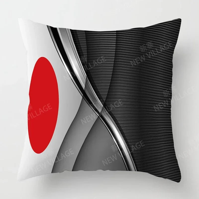 Housse de Coussin Géométrique
