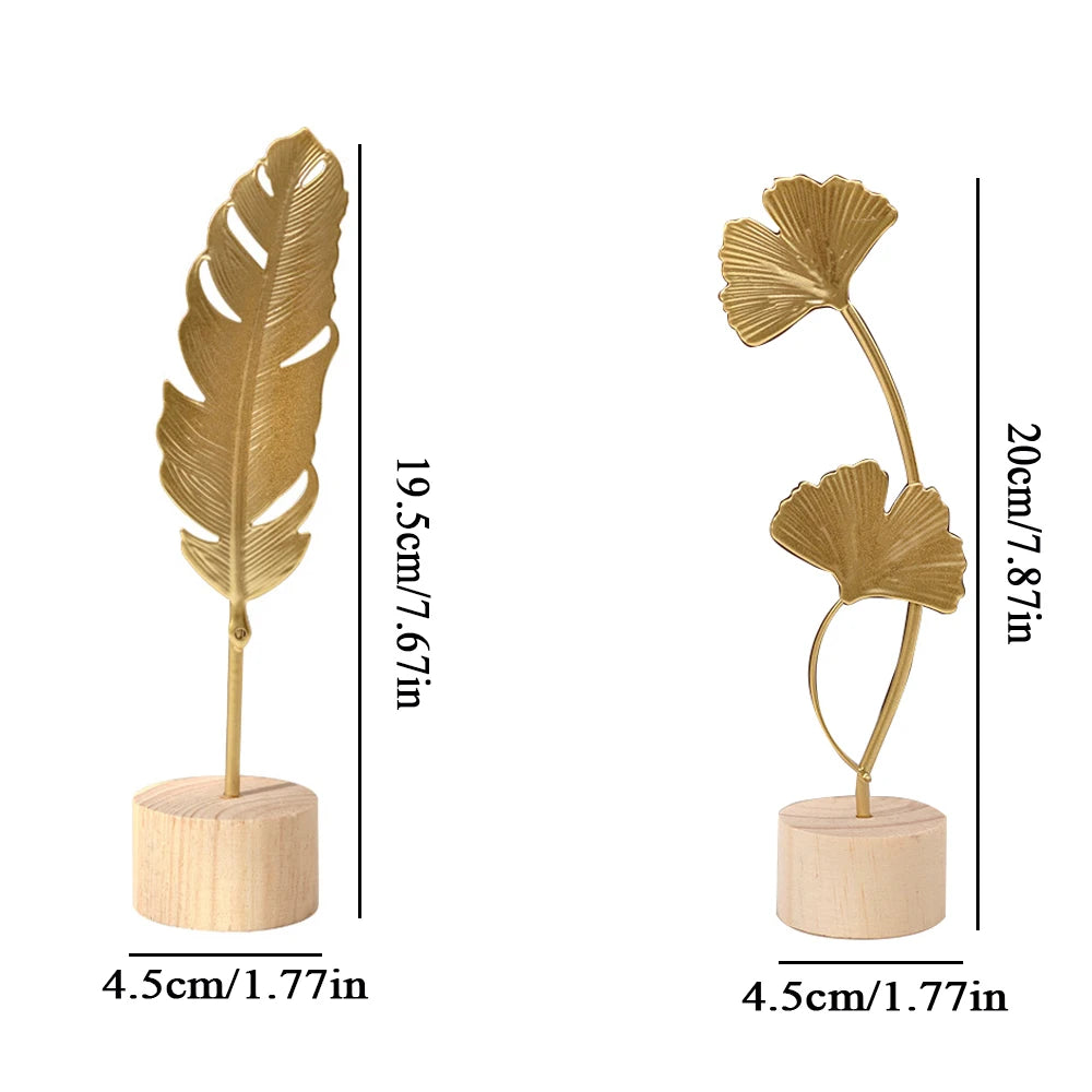 Sculpture de Feuilles de Ginko
