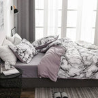 Parure Housse de Couette imprimée Marbre