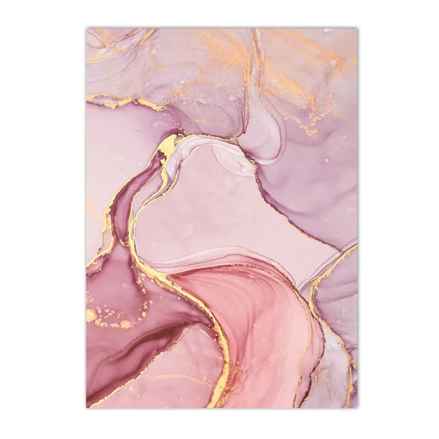 Tableau Moderne Abstraite Rose