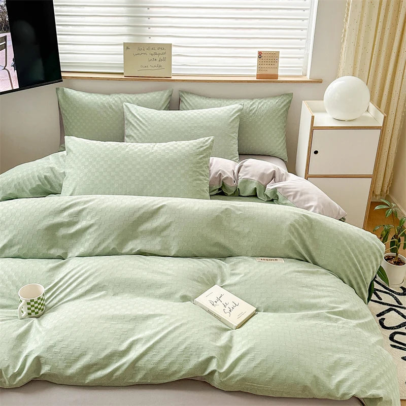 Parure Housse de Couette en Jacquard