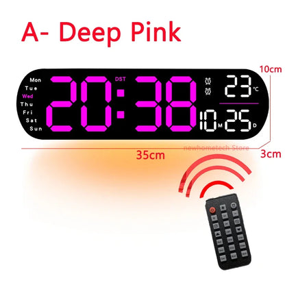 Horloge Murale numérique Led