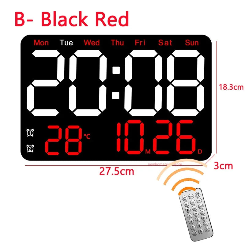Horloge Murale numérique Led