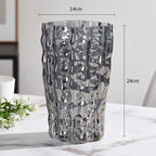 Vase en Verre Glacier Transparent