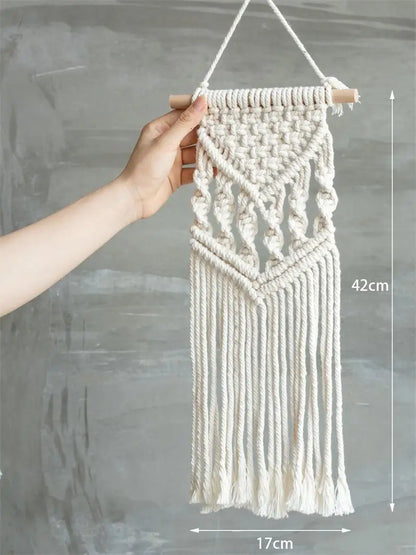Tenture Murale Nordique en Macramé