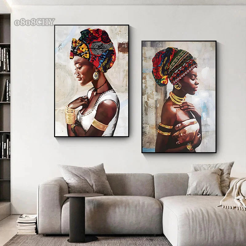 Tableau Moderne Art Africain