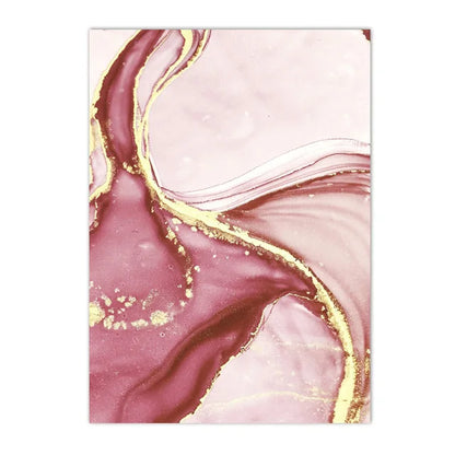 Tableau Moderne Abstraite Rose
