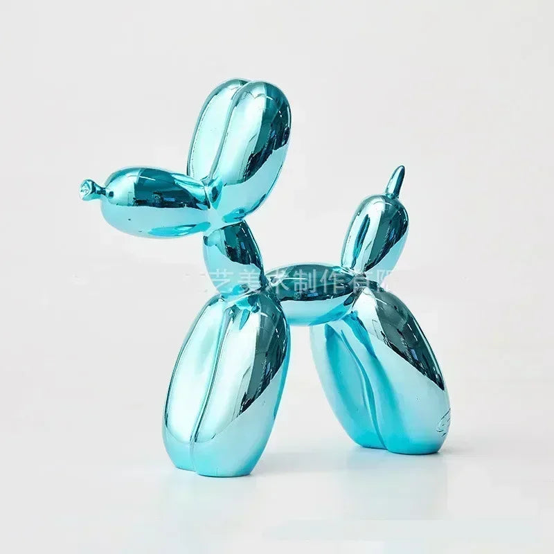 Sculpture de Chien Ballon en Résine