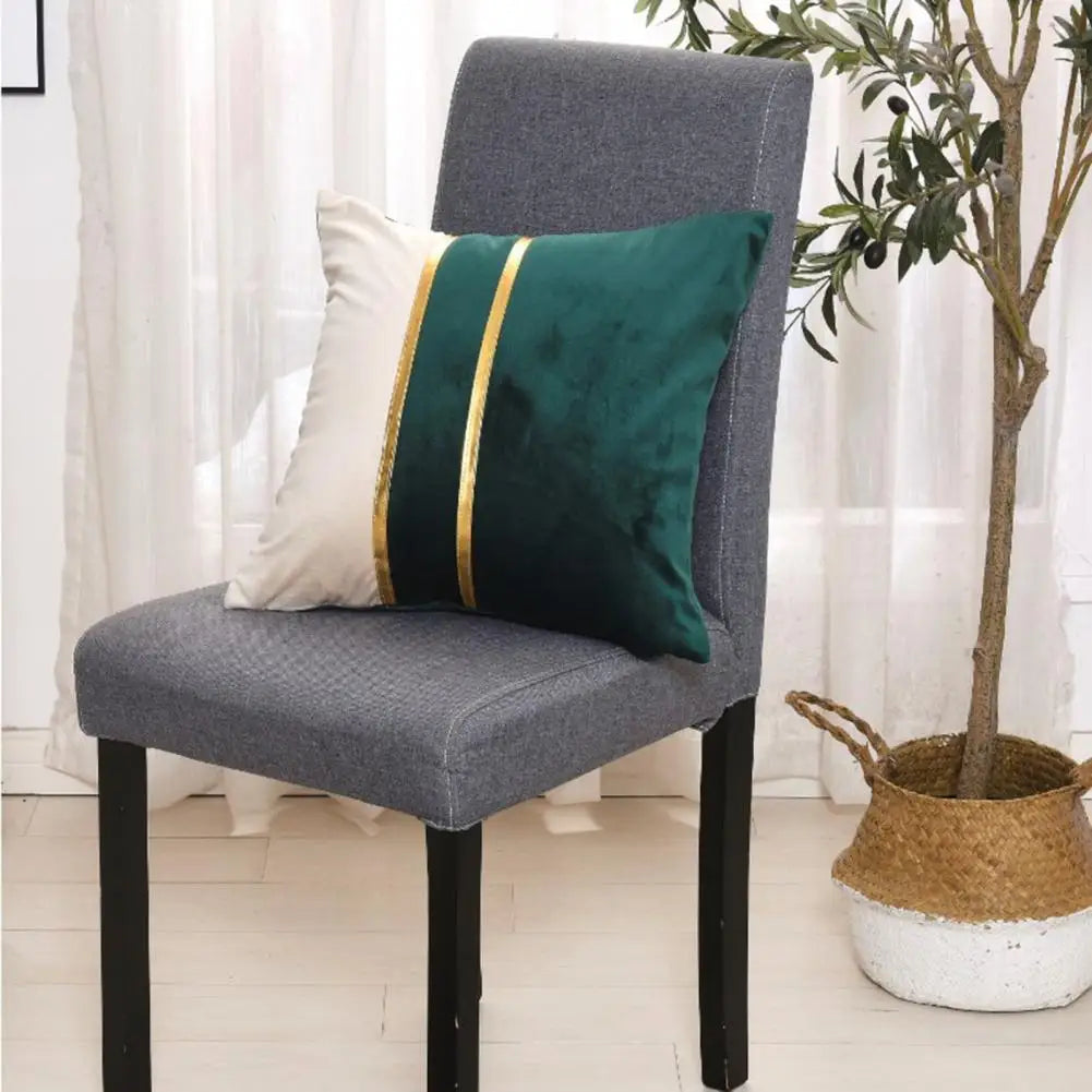 Housse de Coussin en Velours uni