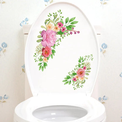 Autocollant Mural Plante WC