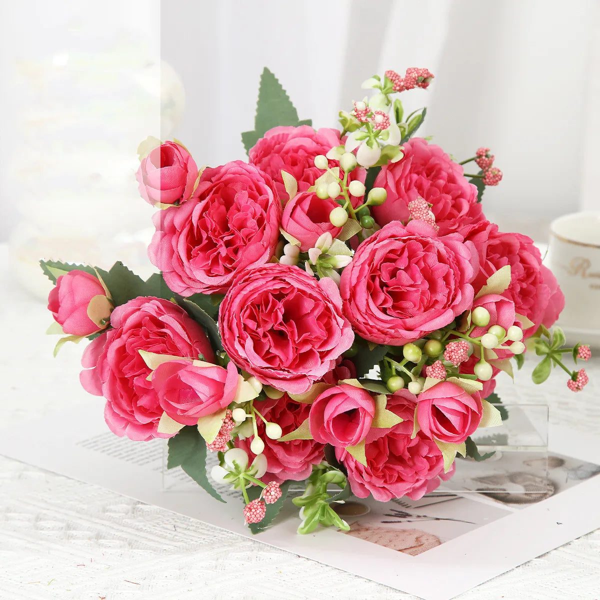 Fleur Artificielle Bouquet de Roses