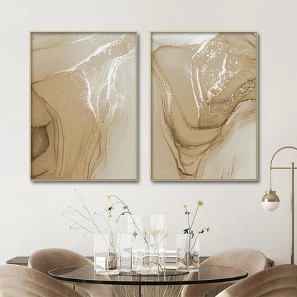 Tableau Moderne Abstrait Boho