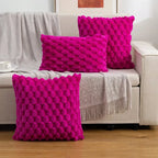 Housse de coussin flocon de neige en velours
