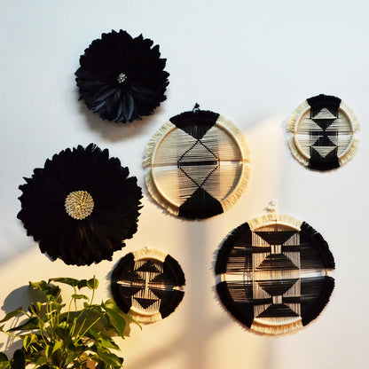 Panier Mural Rond Macramé