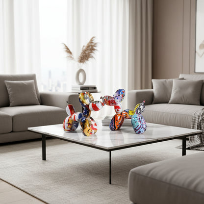 Sculpture de Chien en Ballon