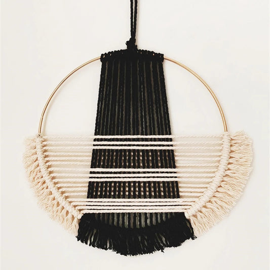 Macramé Murale Rond Bohème