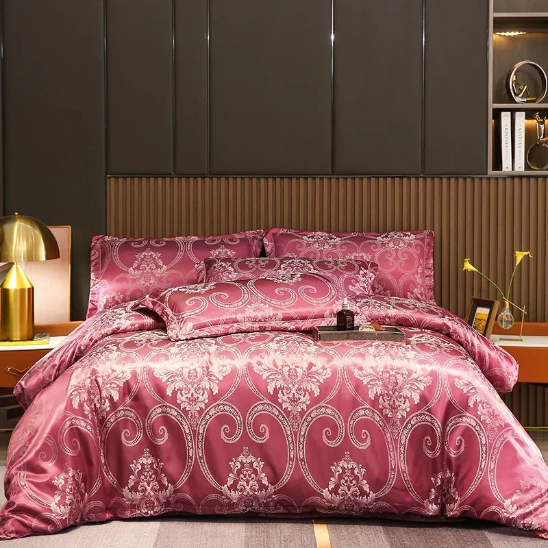 Parure Housse de Couette en Satin
