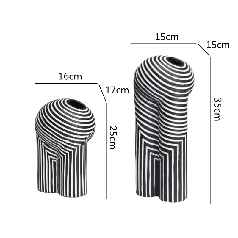 Vase en Résine design Abstrait