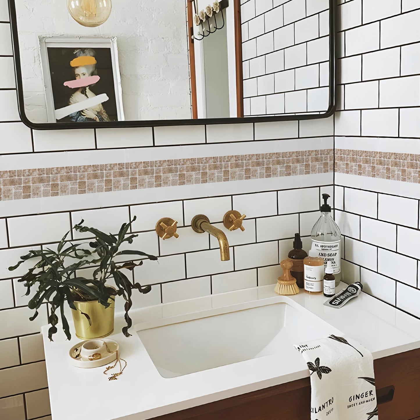 Autocollant Mural Décoratif Mosaïque