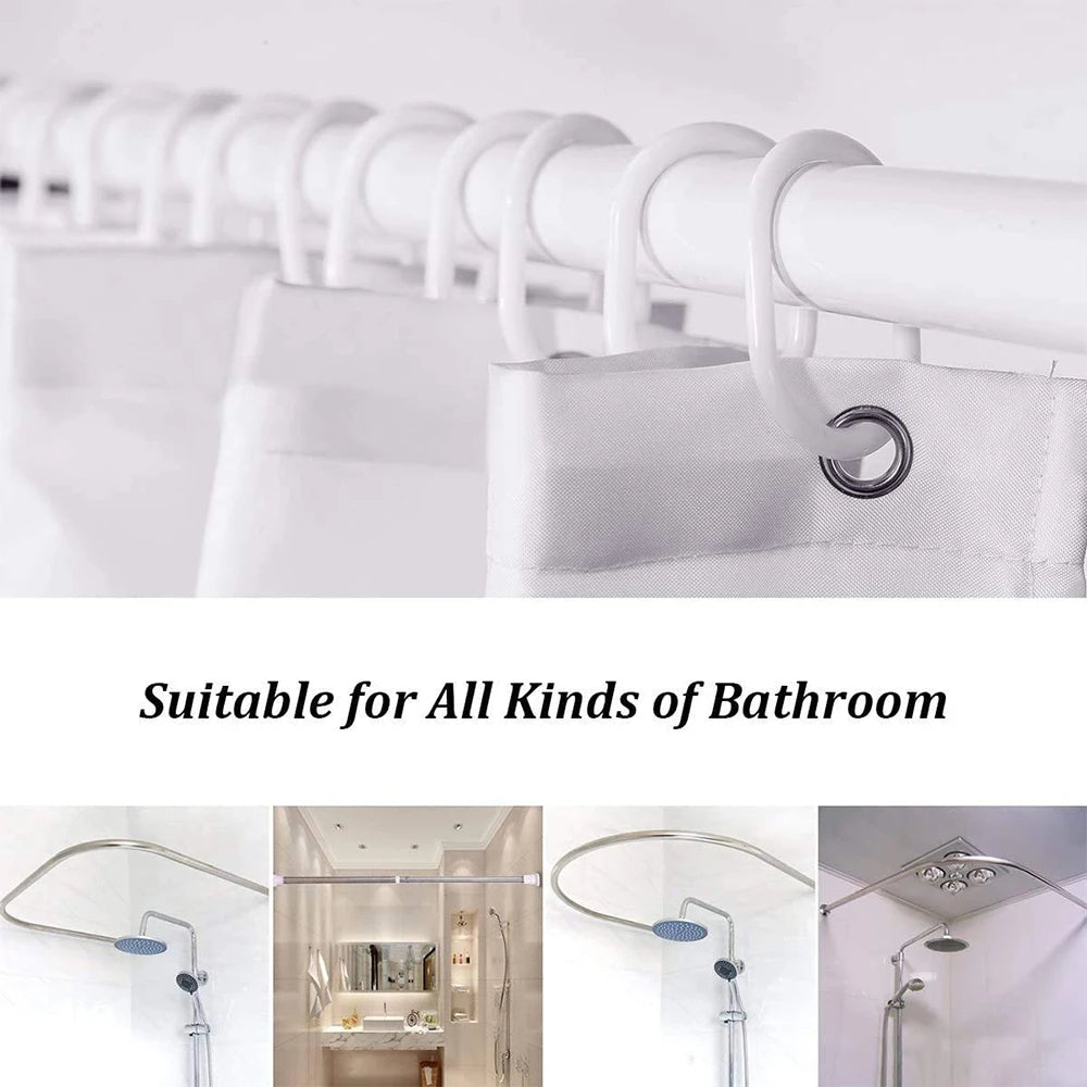 Rideau de Douche en Tissu Fleur