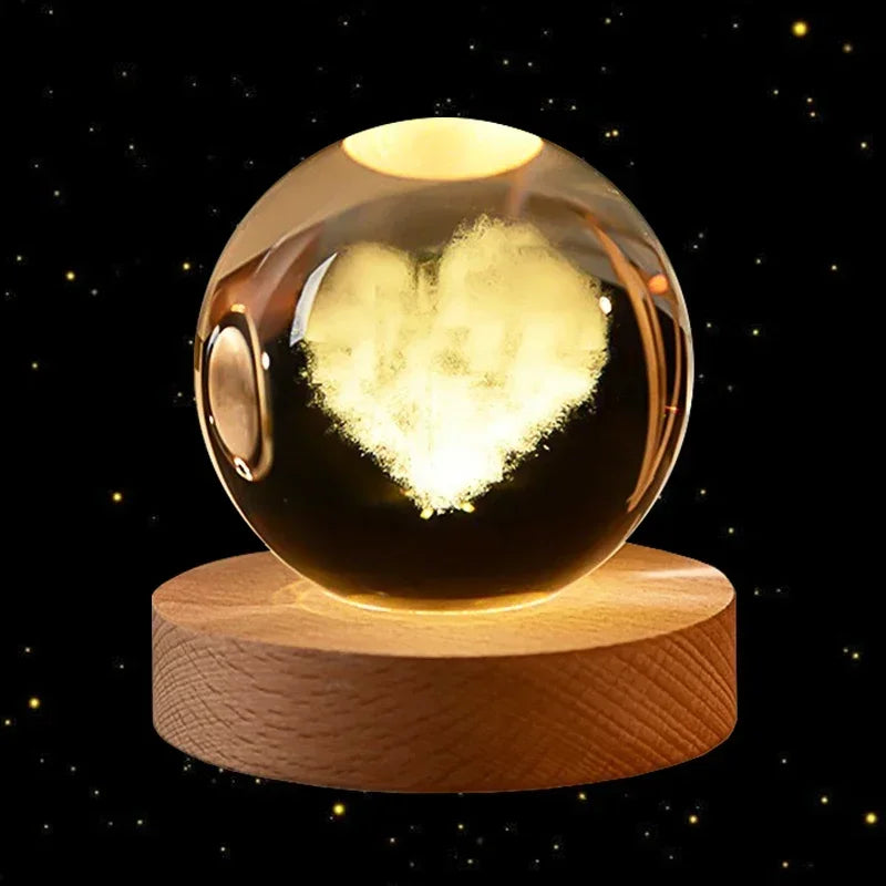 Boule de Cristal 3D Décoration Intérieure