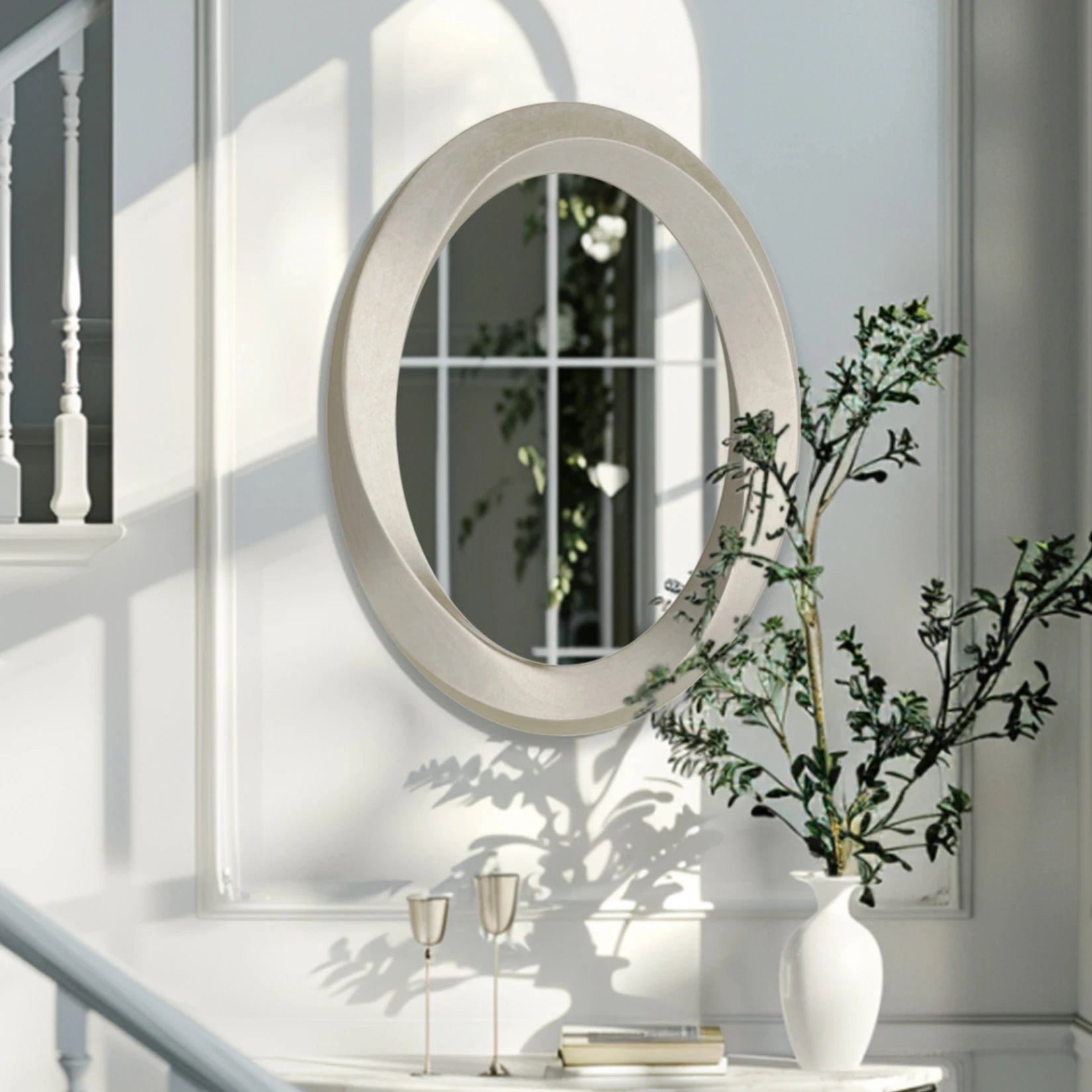Miroir Décoratif Ovale baroque