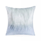 Housse de Coussin en Fourrure à paillettes