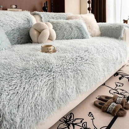 Housse de Canapé en Peluche