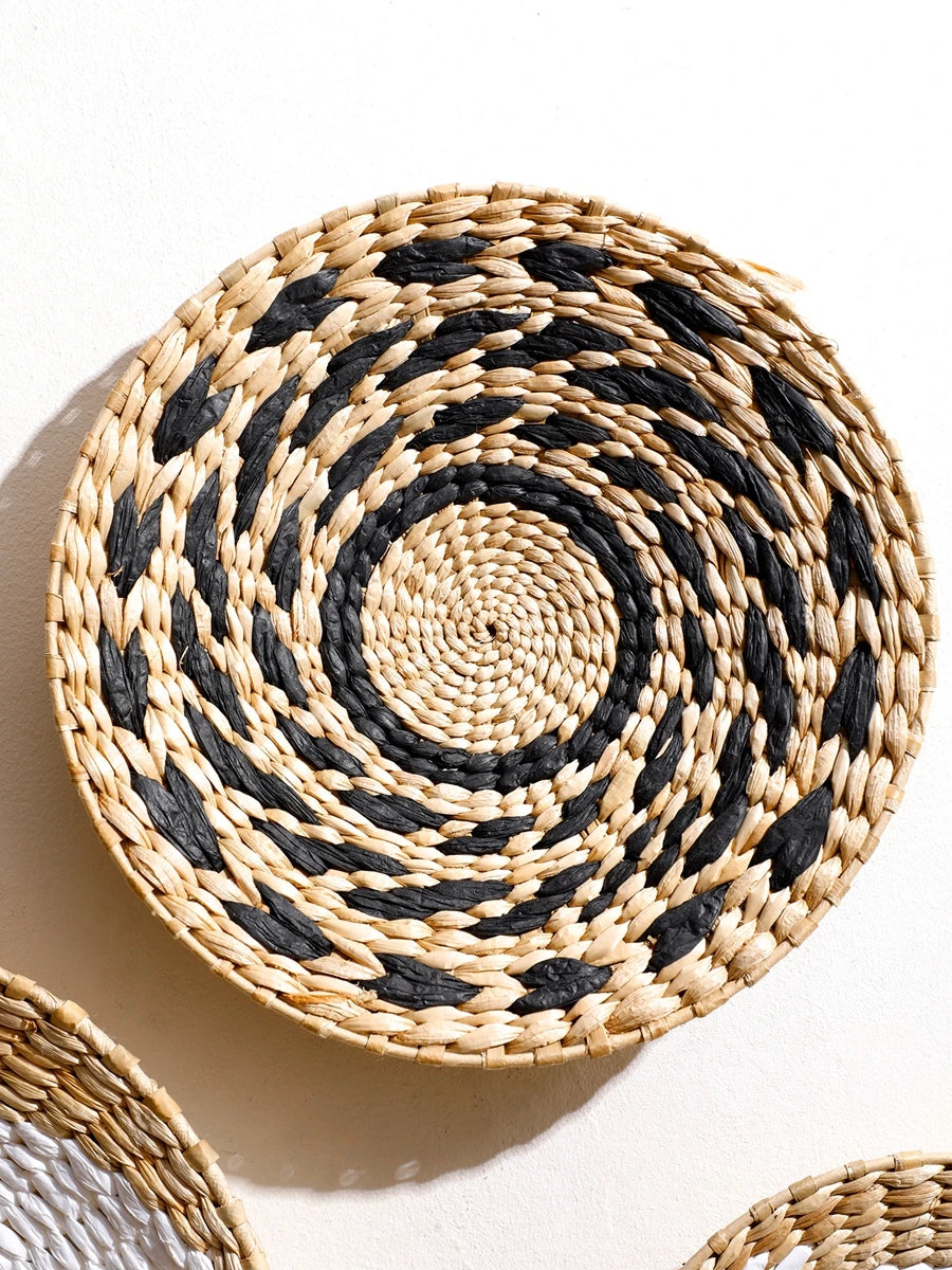 Panier Mural en jonc de mer Fait main