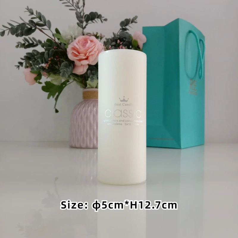 Bougies Pilier Blanc Ivoire